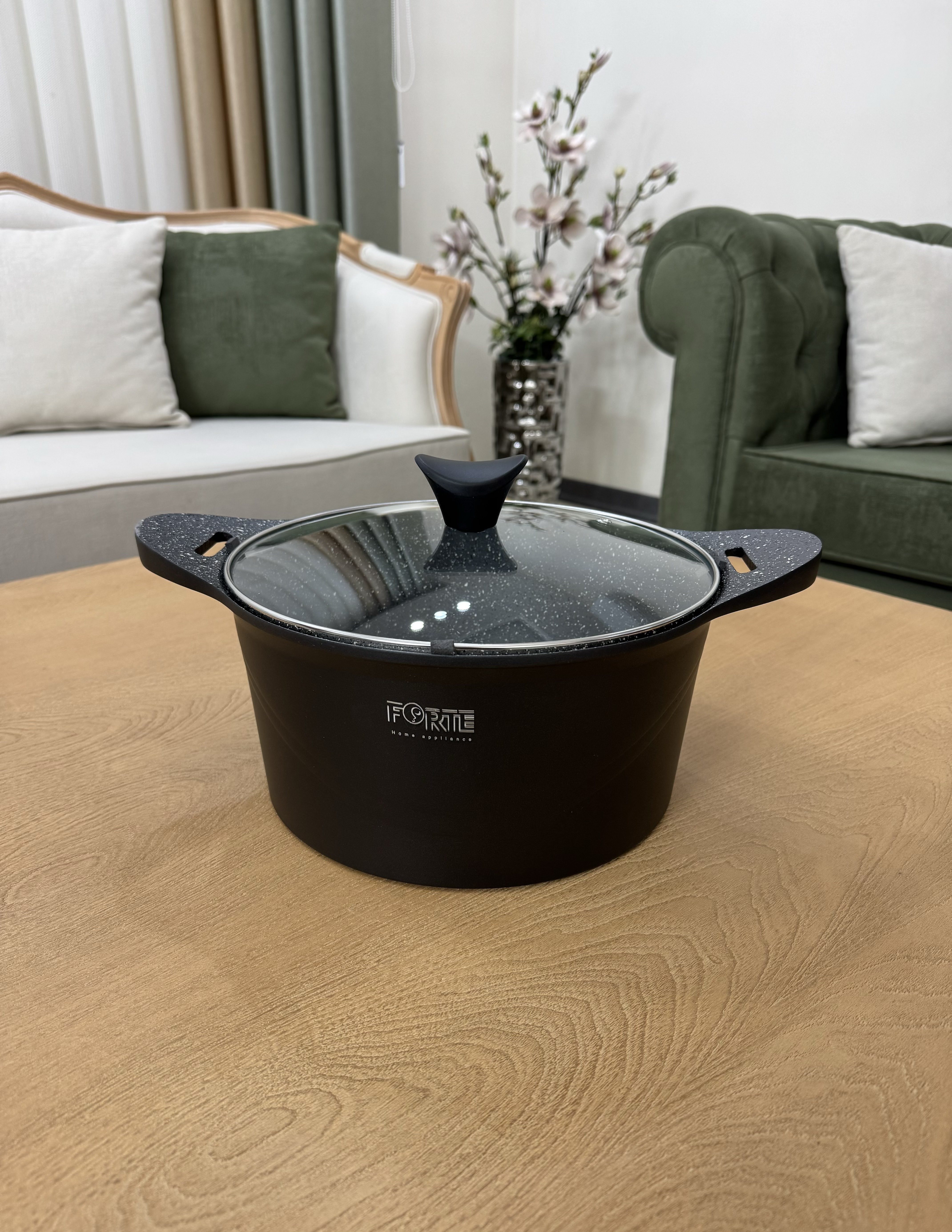 قابلمه چدن گرانیت 28 فورته طرح آیکون