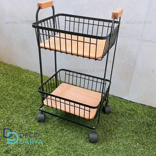 جا سیب زمینی و پیاز چوب و فلز