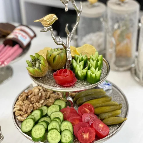 شیرینی خوری دو طبقه گنجشک