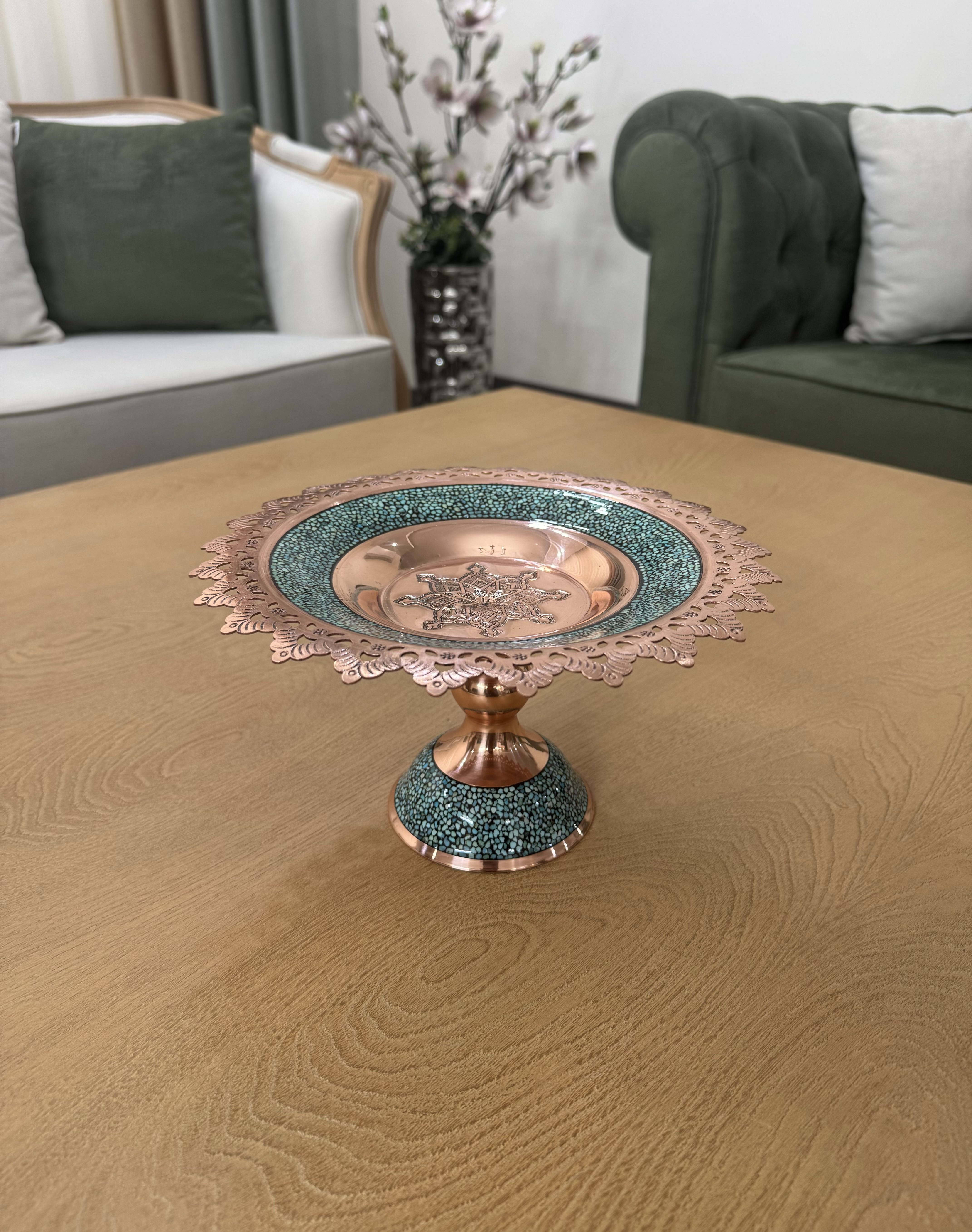 شیرینی خوری 25 مس و فیروزه