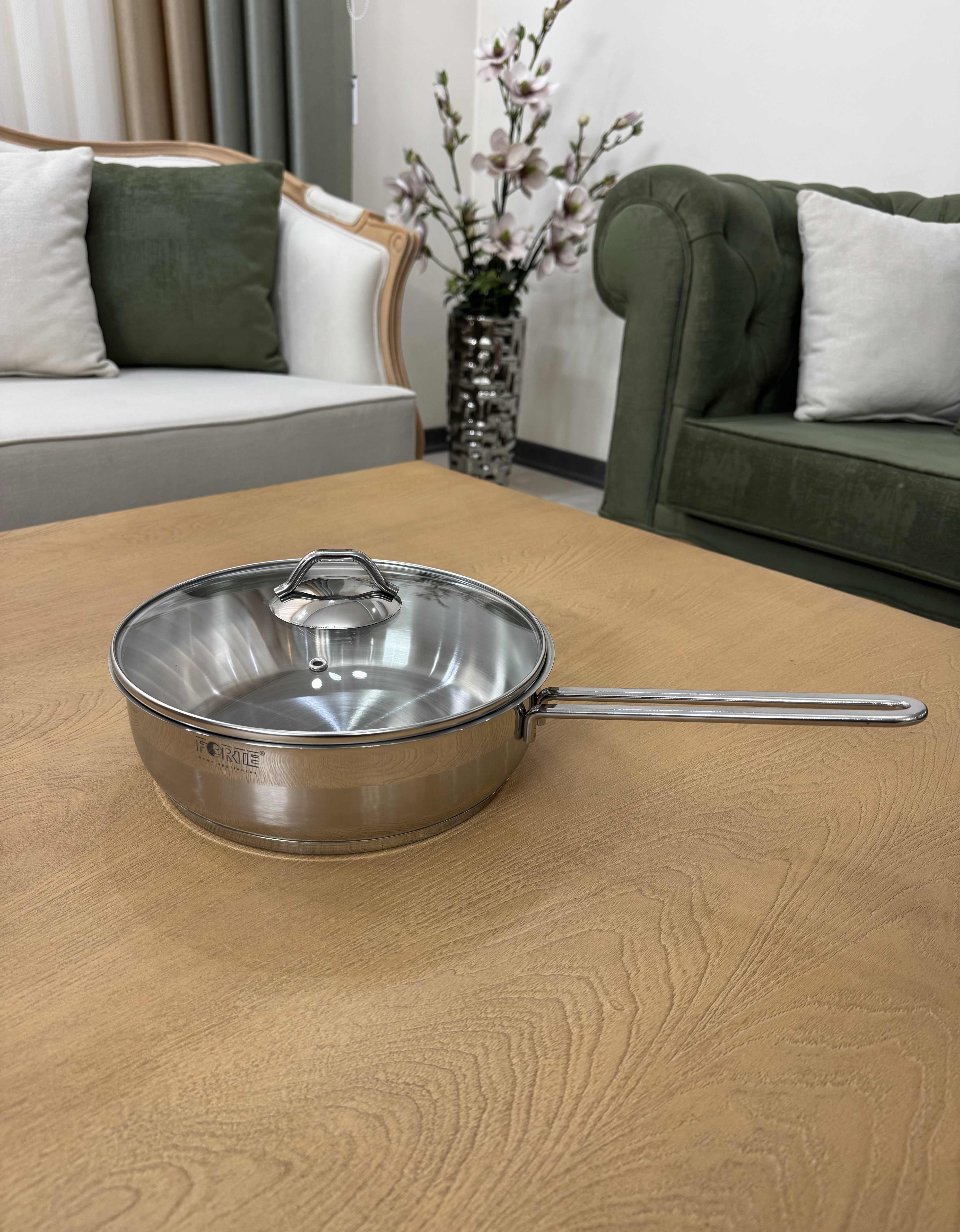 تابه تک دسته استیل 24 فورته