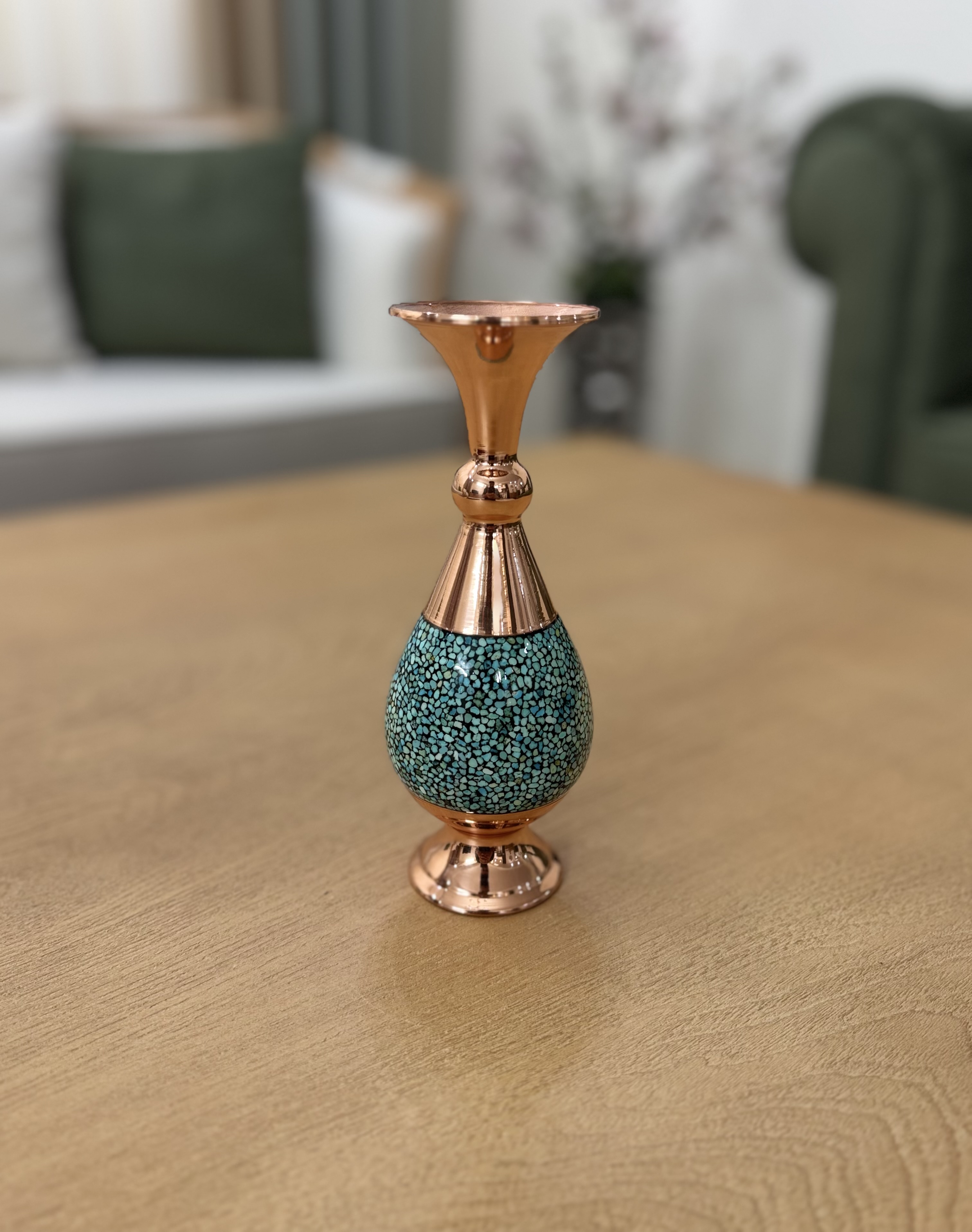 گلدان 20 مس و فیروزه