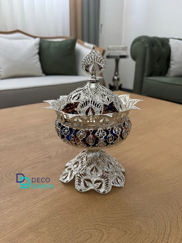 شکلاتخوری گرد پایه دار مانا