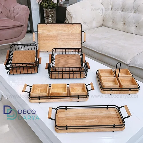 اردوخوری سه خانه چوب و فلز